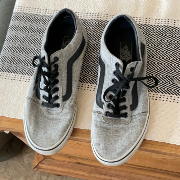 Vans Shoes Mens Grey Vans Low Top Poshmark